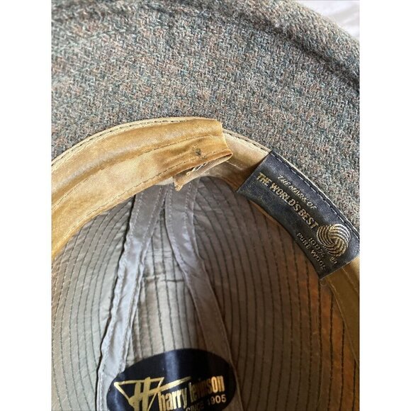 World's Best 100% Wool Vintage 1950's Green Fedora - Picture 7 of 7